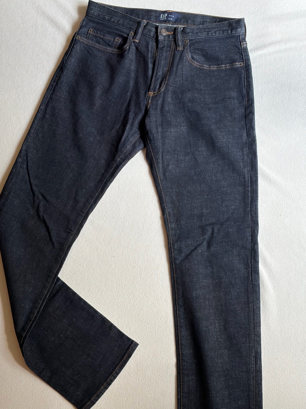GAP Denim Slim Straight Jeans Men’s 30x32 Dark Wash Slim Fit